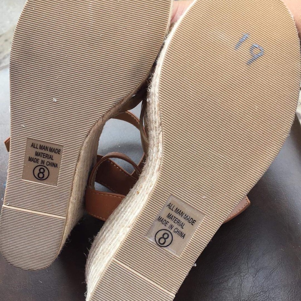 Wedges size 8 super cute.